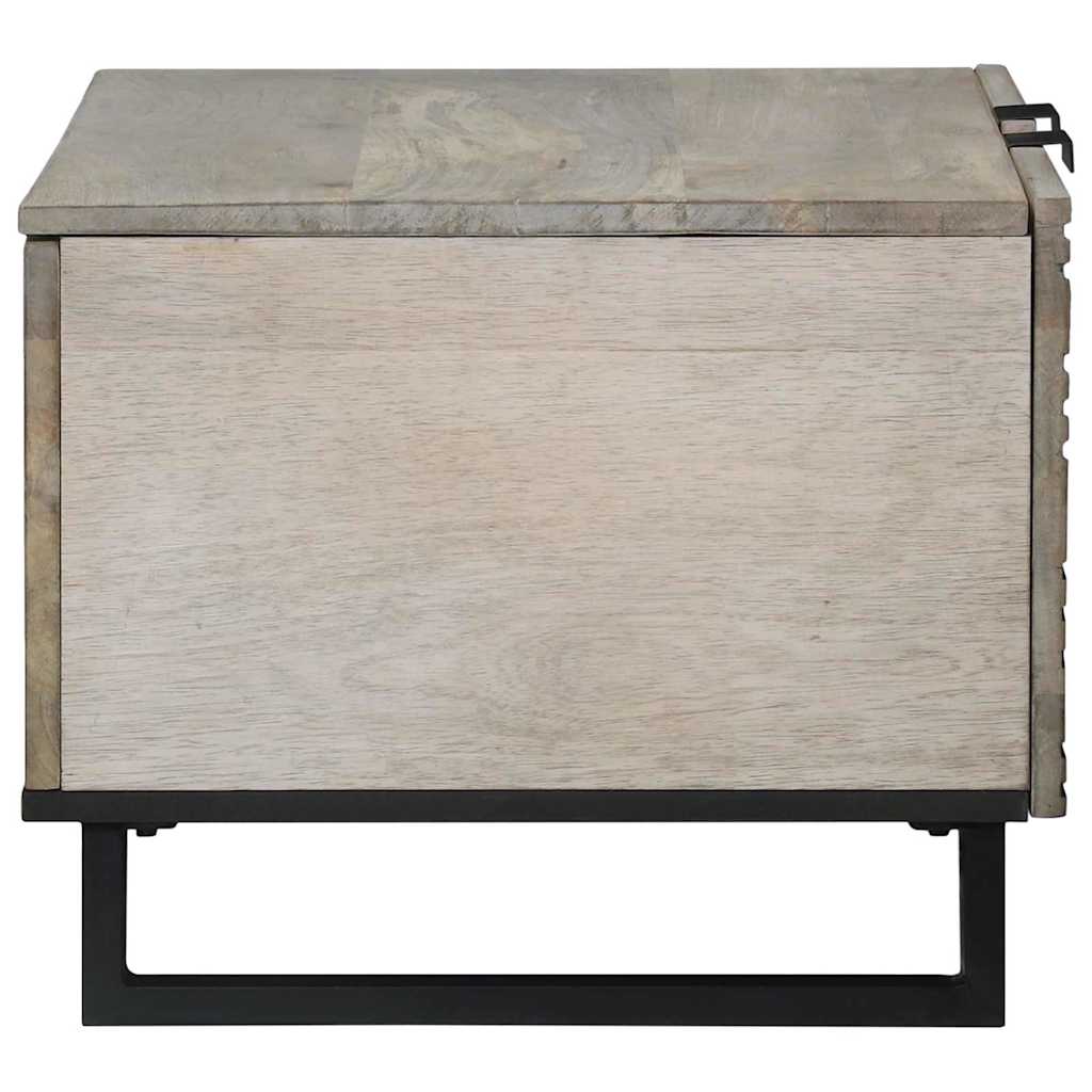 Sofabord Hvid 80 x 50 x 40 cm Konstrueret træ