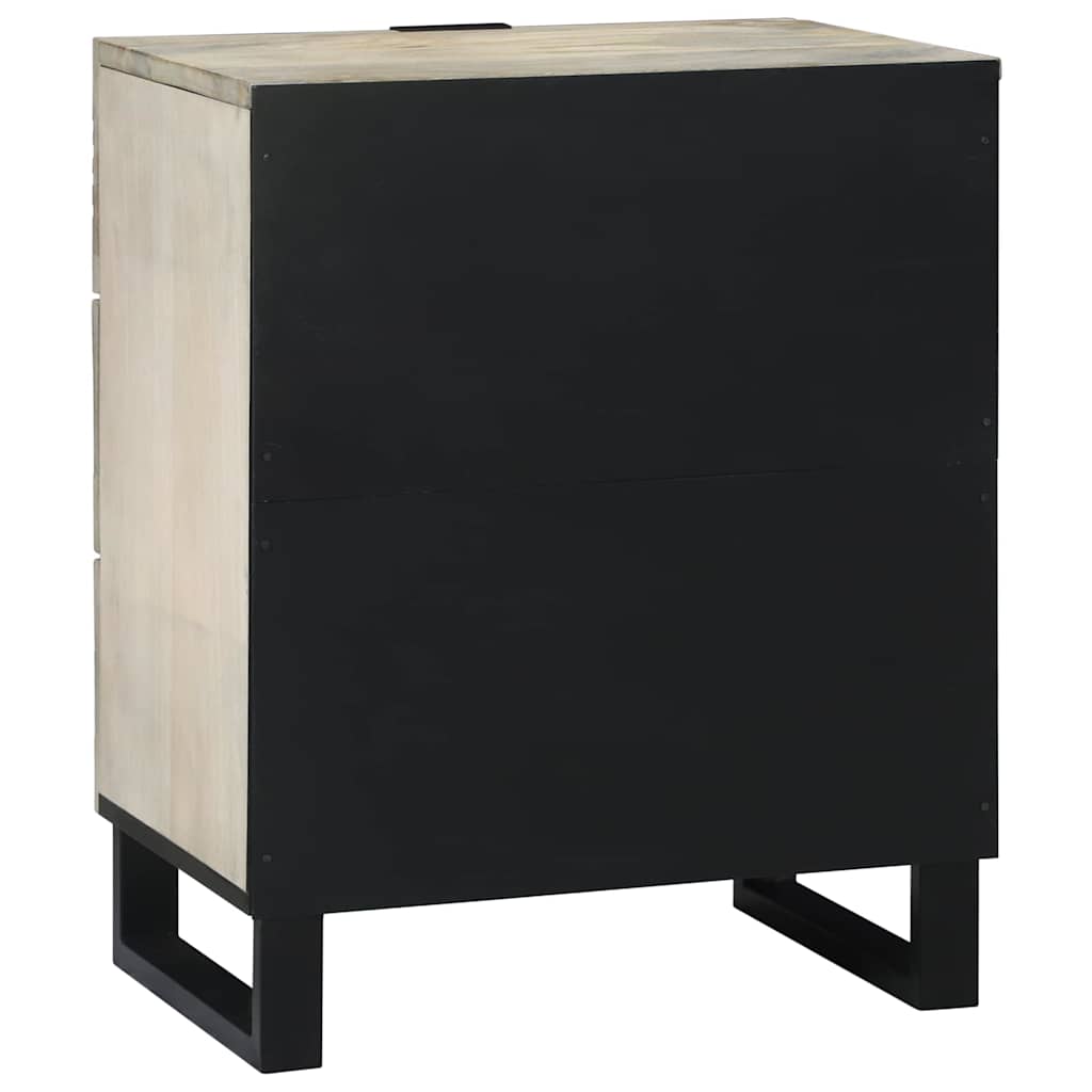 Natskab Hvid 50 x 33 x 62 cm Konstrueret træ