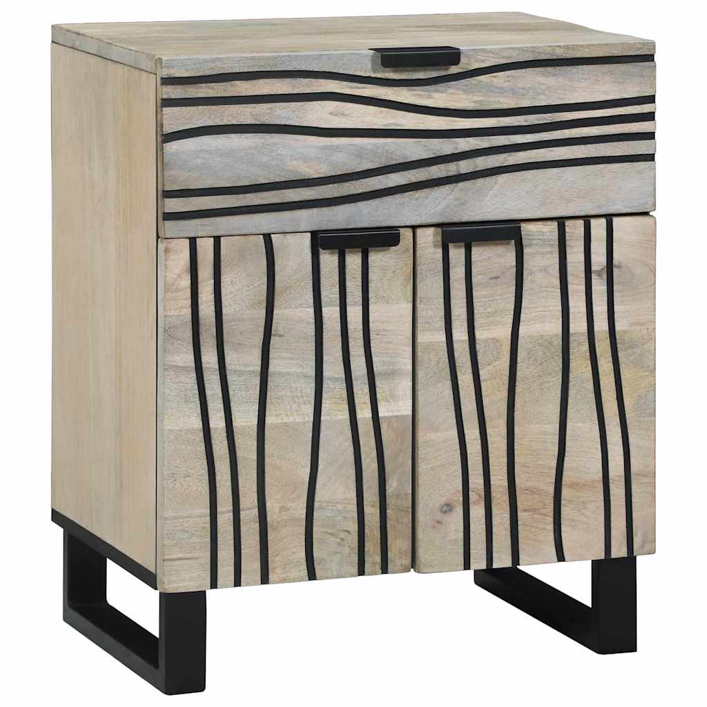 Natskab Hvid 50 x 33 x 60 cm Konstrueret træ