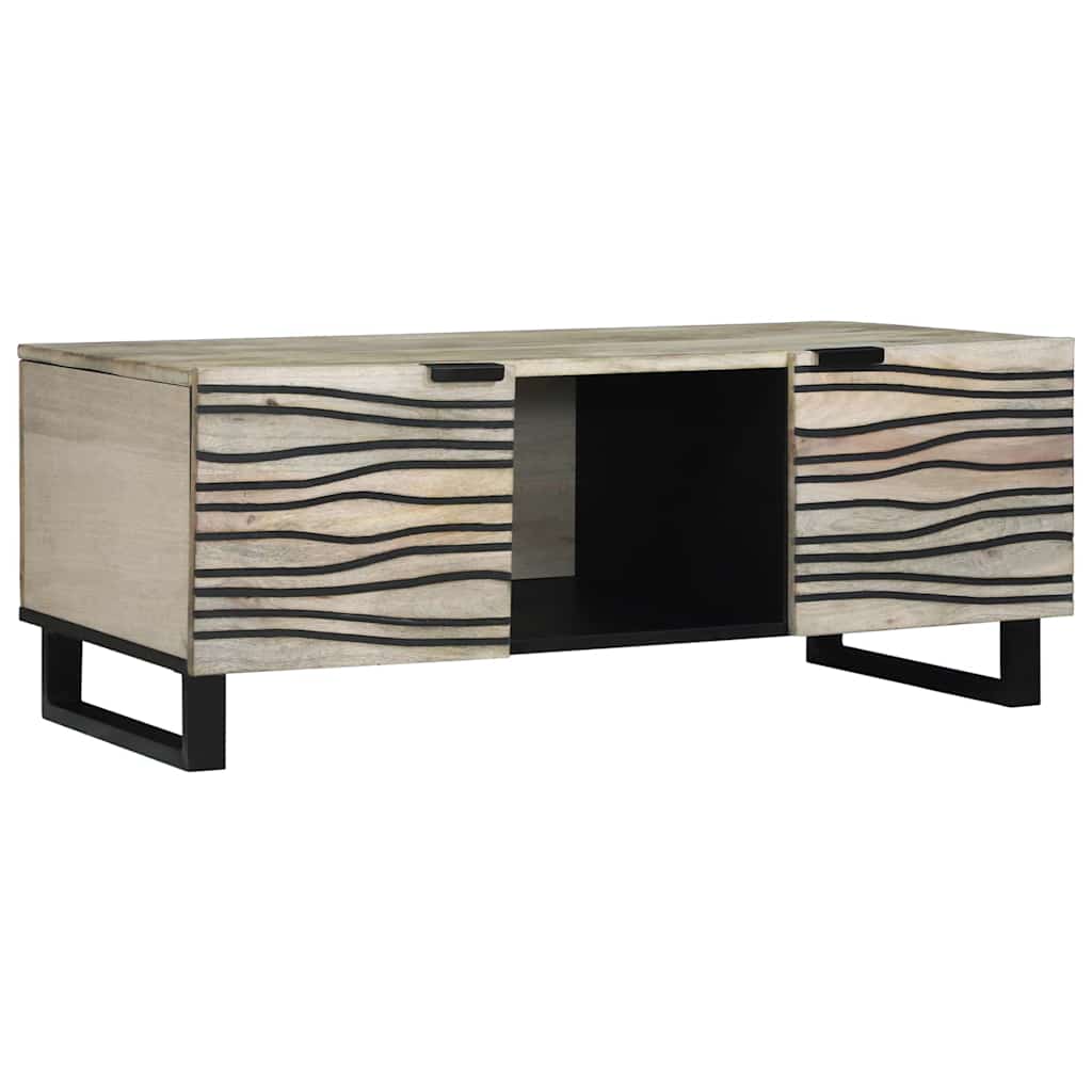 Sofabord Hvid 100 x 54 x 40 cm Konstrueret træ