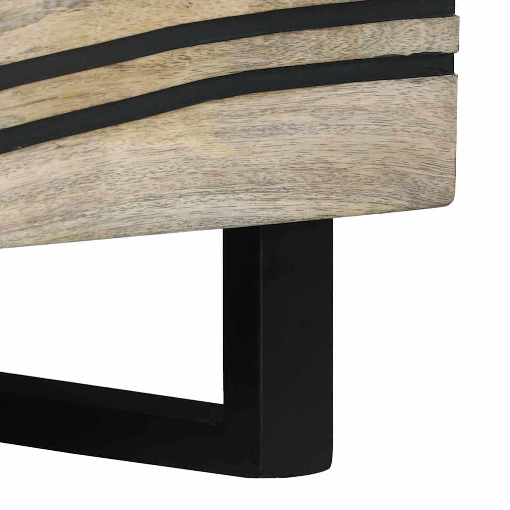 Sofabord Hvid 80 x 54 x 40 cm Konstrueret træ