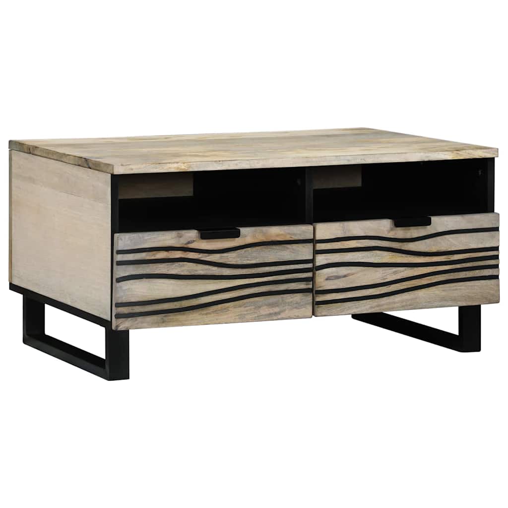 Sofabord Hvid 80 x 54 x 40 cm Konstrueret træ
