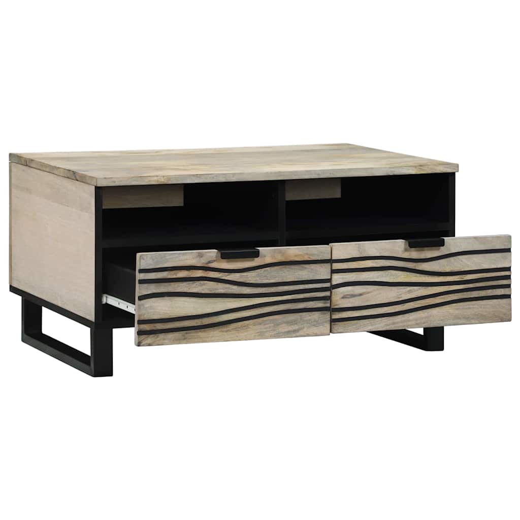 Sofabord Hvid 80 x 54 x 40 cm Konstrueret træ