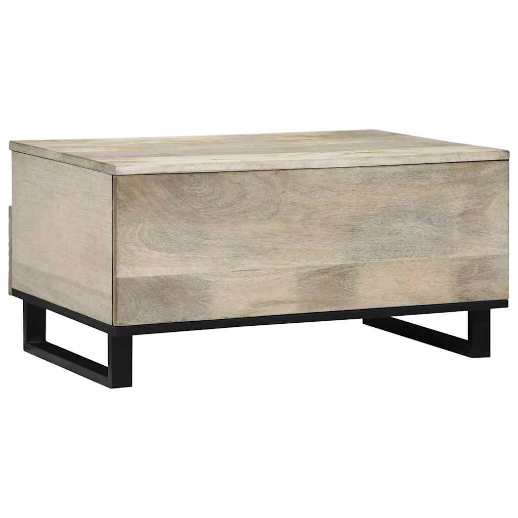 Sofabord Hvid 80 x 54 x 40 cm Konstrueret træ