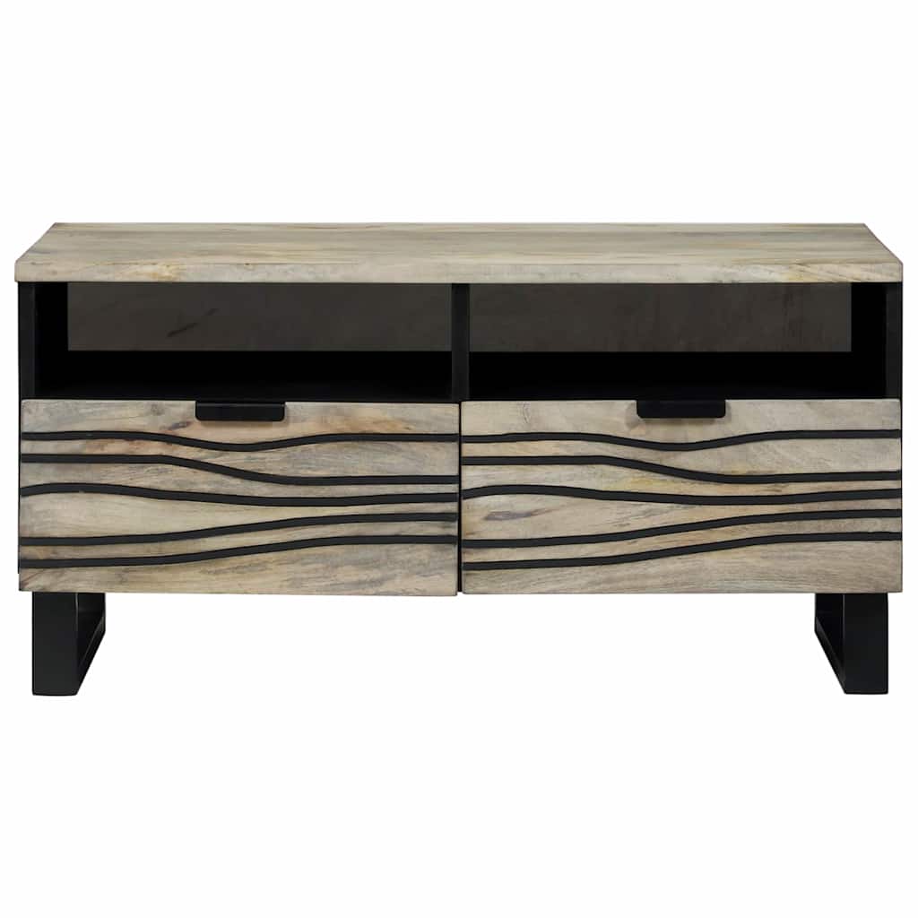 Sofabord Hvid 80 x 54 x 40 cm Konstrueret træ