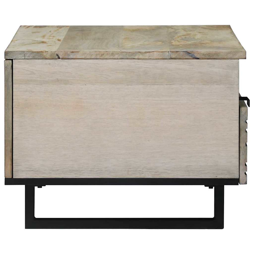Sofabord Hvid 80 x 54 x 40 cm Konstrueret træ