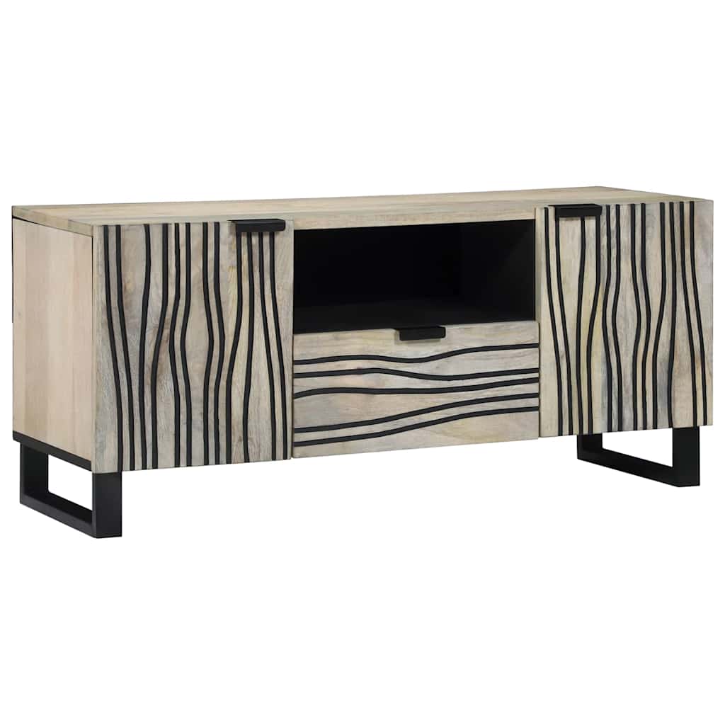 TV Enheder 105 x 33 x 46 cm Hvid Konstrueret træ