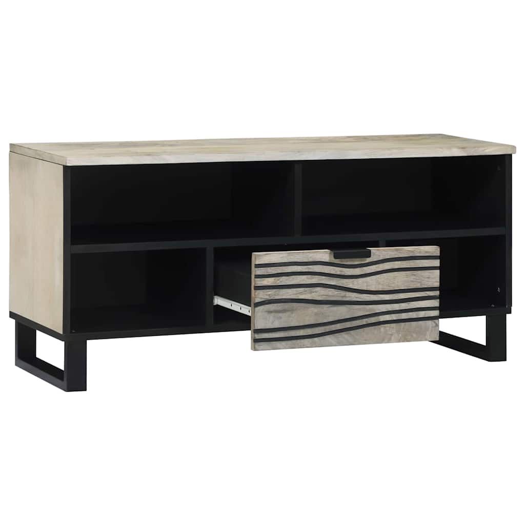 TV Enheder 100 x 33 x 46 cm Hvid Konstrueret træ