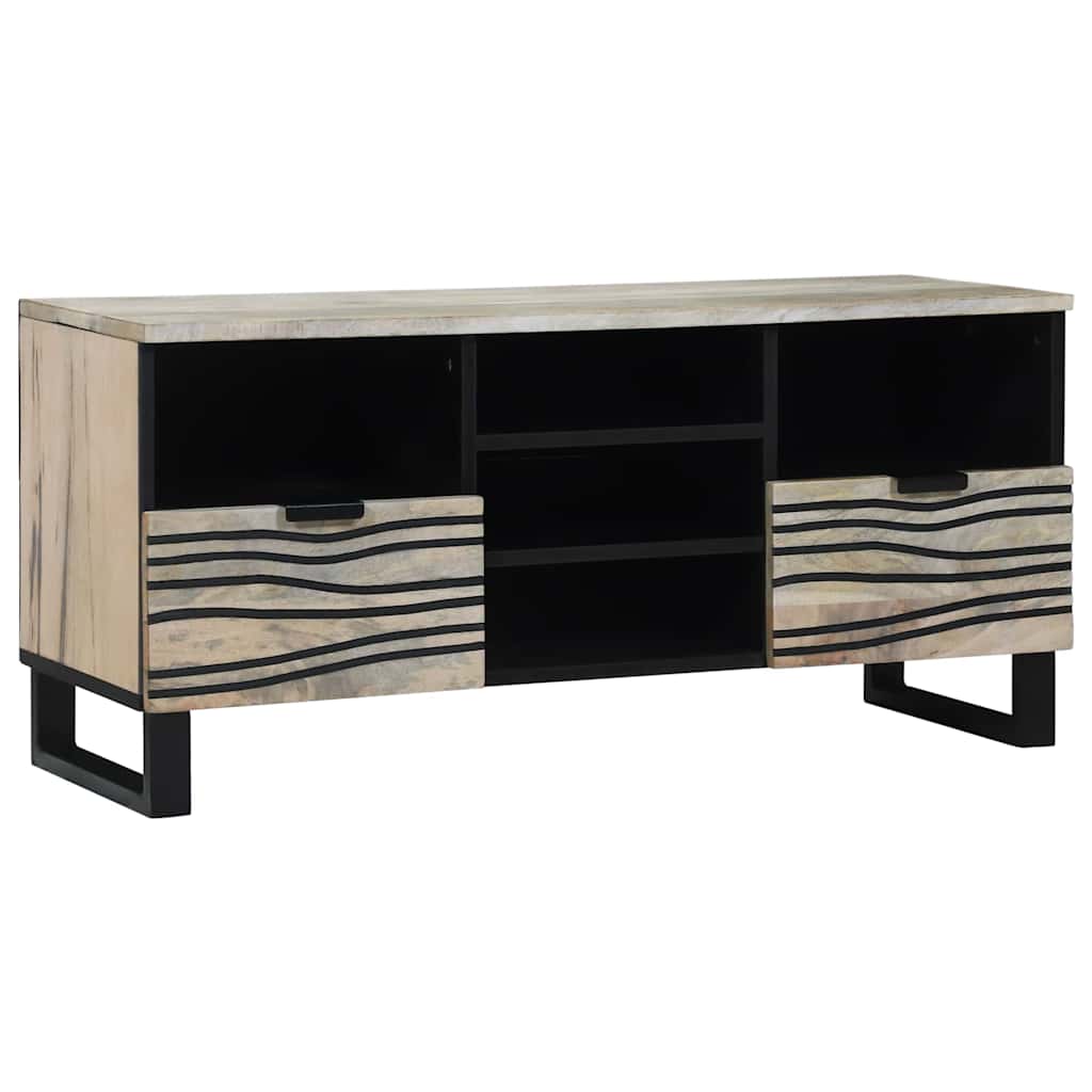 TV Enheder 100 x 33 x 46 cm Hvid Konstrueret træ