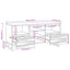 TV Enheder 100 x 33 x 46 cm Hvid Konstrueret træ