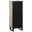 Medieopbevaringsskabe & -reoler Hvid og sort 40 x 33 x 110 cm