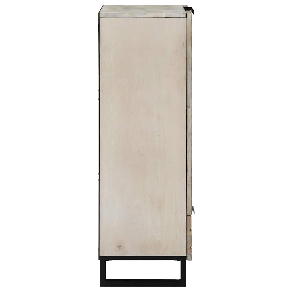 Medieopbevaringsskabe & -reoler Hvid og sort 60 x 33 x 100 cm