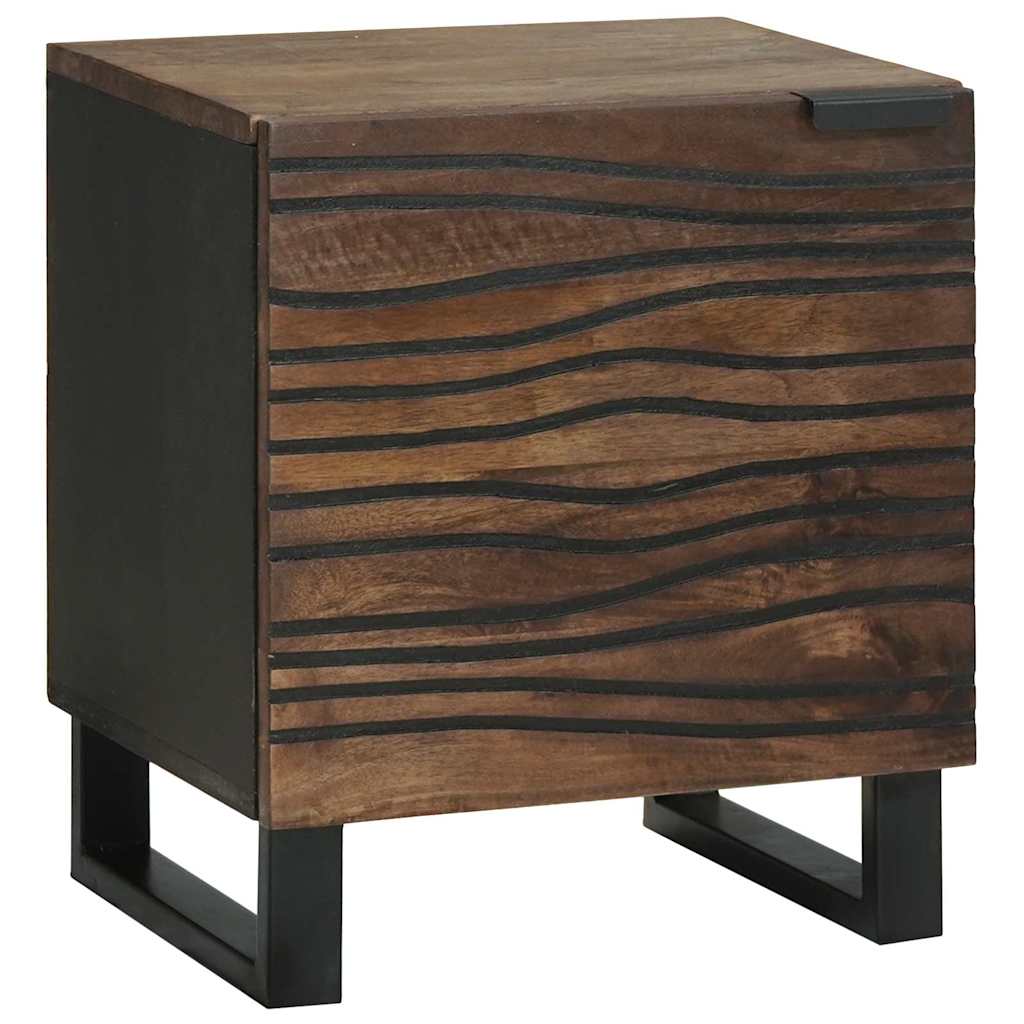 Natskab 2 stk. Valnød 40 x 33 x 46 cm Konstrueret træ