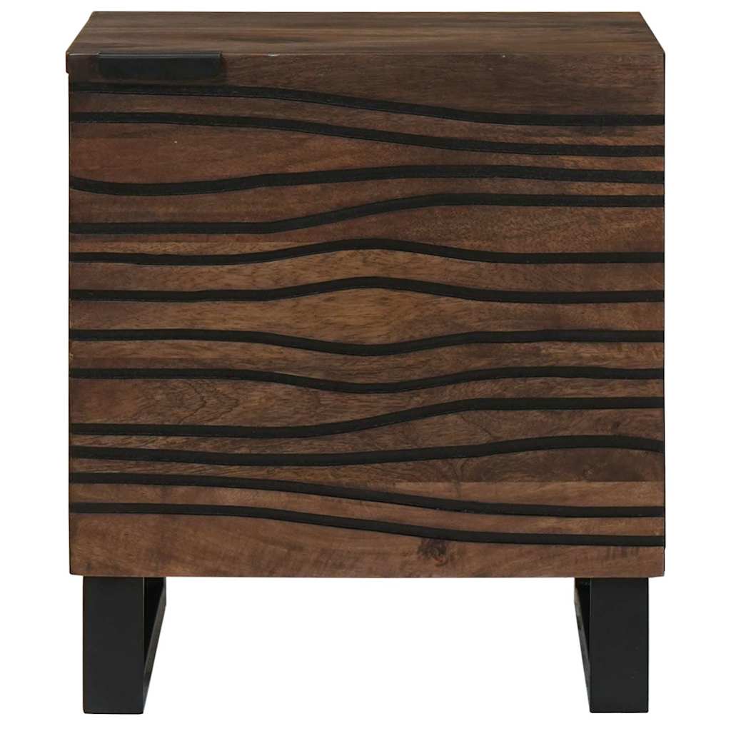 Natskab 2 stk. Valnød 40 x 33 x 46 cm Konstrueret træ