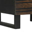 Natskab 2 stk. Valnød 40 x 33 x 46 cm Konstrueret træ