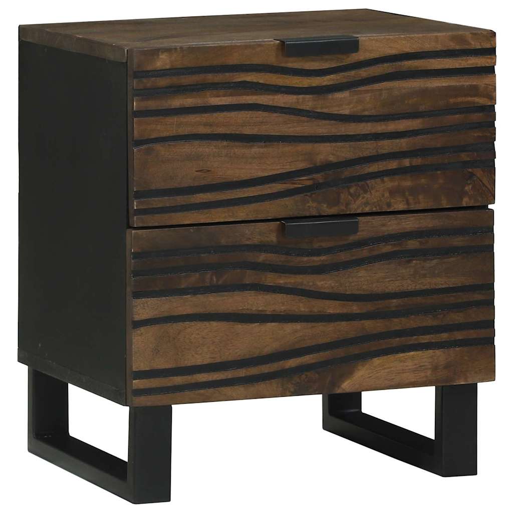 Natskab 2 stk. Valnød 40 x 33 x 46 cm Konstrueret træ