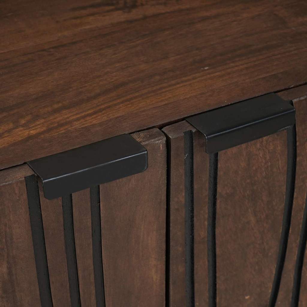 Sideboard Valnød 60 x 33,5 x 75 cm Massivt mangotræ