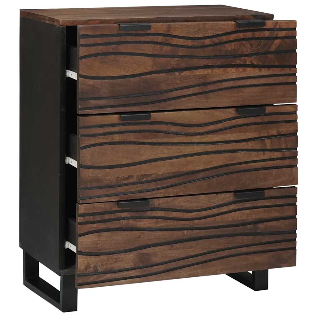 Sideboard Brun 60 x 33.5 x 75 cm Massivt mangotræ