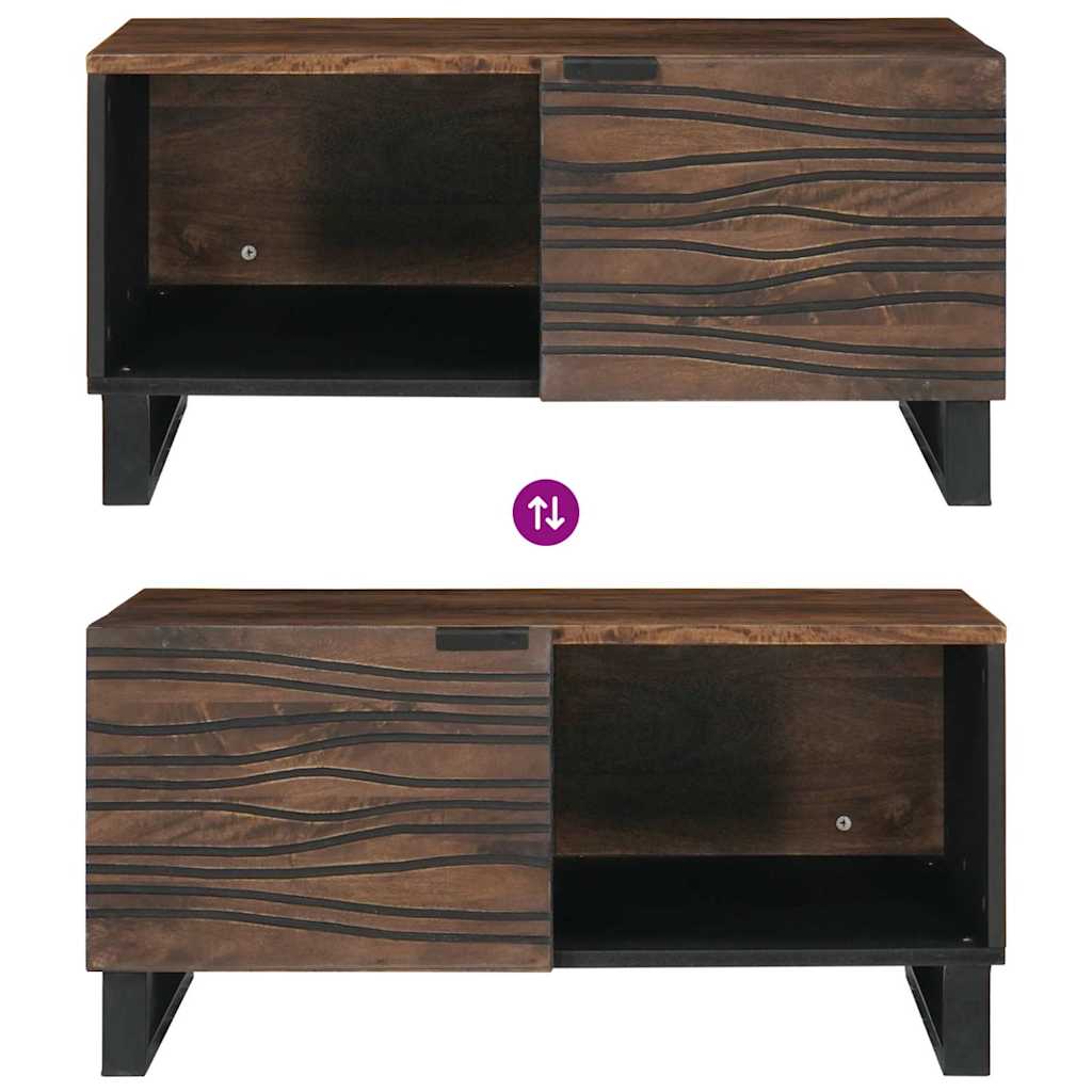 Sofabord Valnød 80 x 50 x 40 cm Konstrueret træ