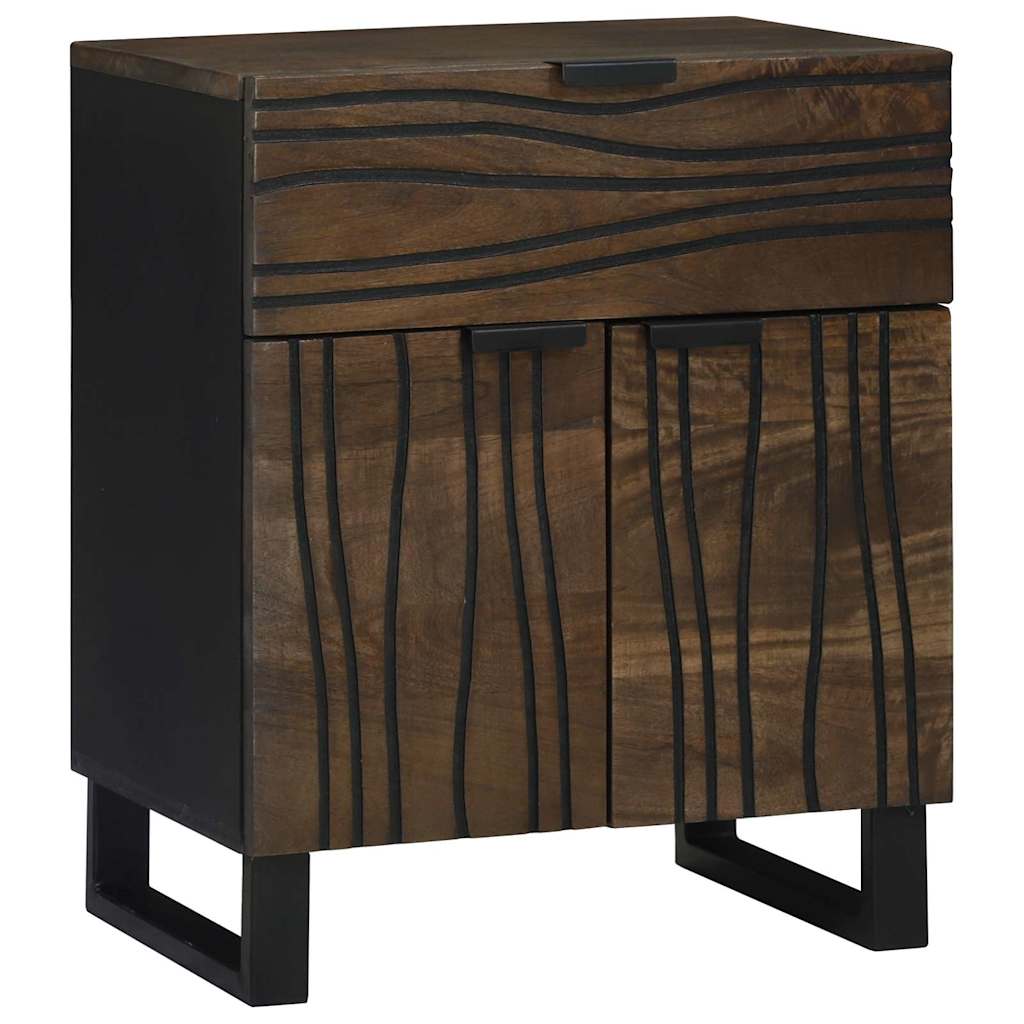 Natskab Valnød 50 x 33 x 60 cm Konstrueret træ
