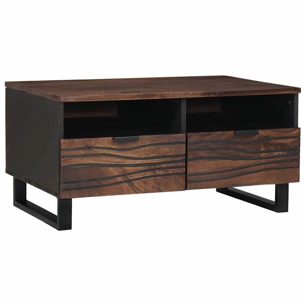 Sofabord Valnød 80 x 54 x 40 cm Konstrueret træ