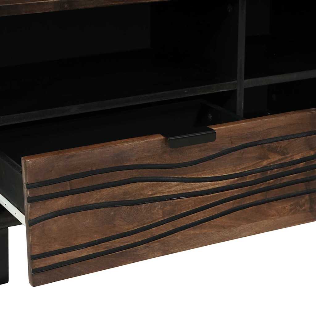 TV Enheder 80 x 33 x 46 cm Valnød Konstrueret træ