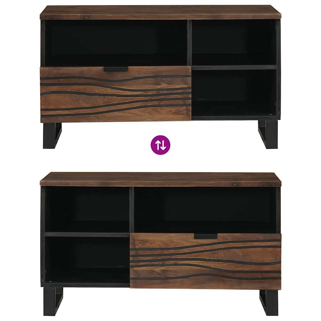 TV Enheder 80 x 33 x 46 cm Valnød Konstrueret træ