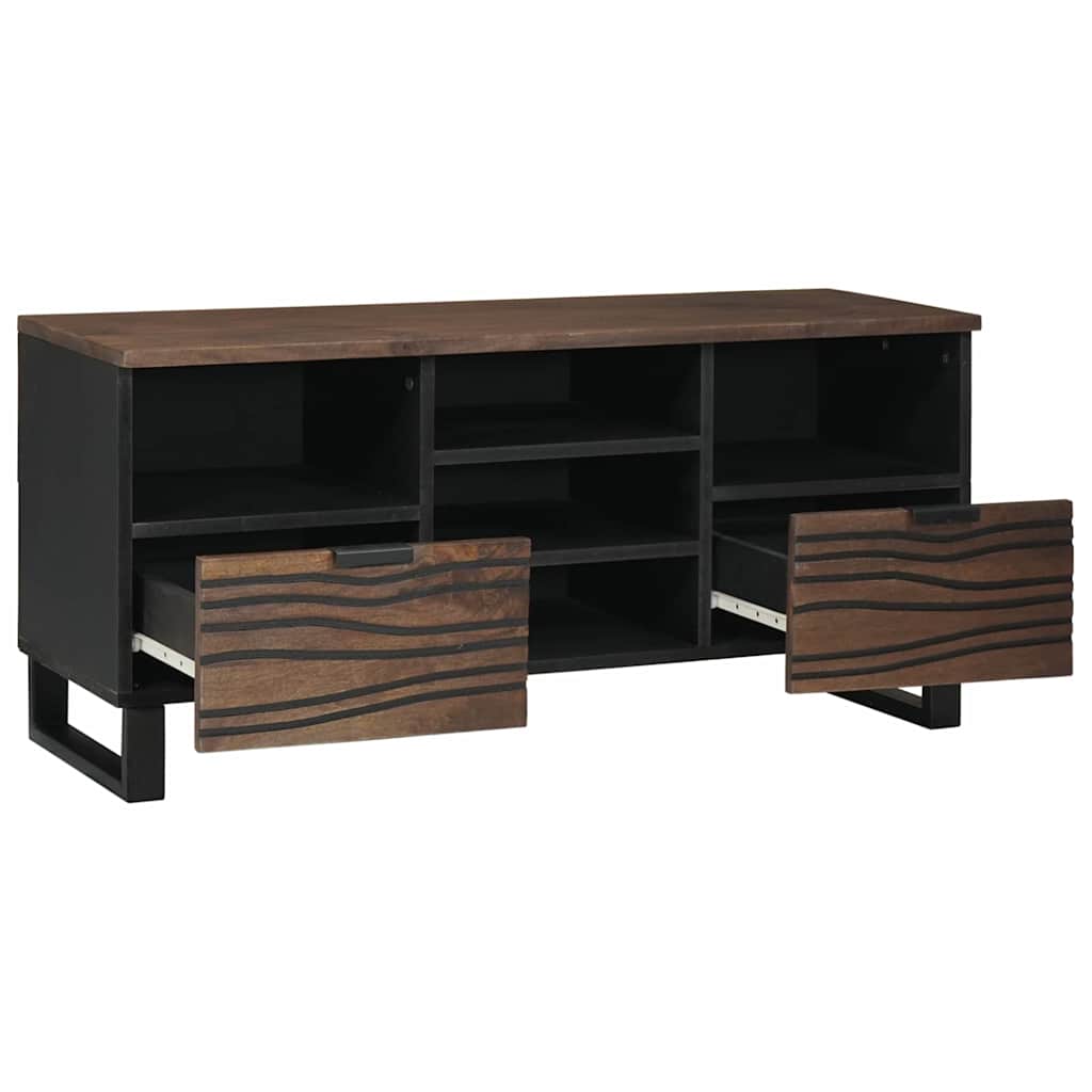 TV Enheder 100 x 33 x 46 cm Valnød Konstrueret træ