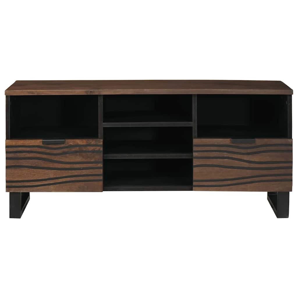 TV Enheder 100 x 33 x 46 cm Valnød Konstrueret træ