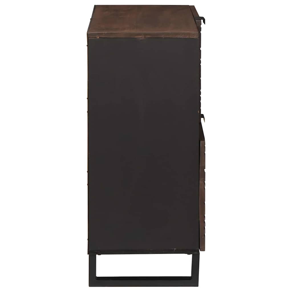 Sideboard Brun 80 x 33 x 75 cm Massivt mangotræ