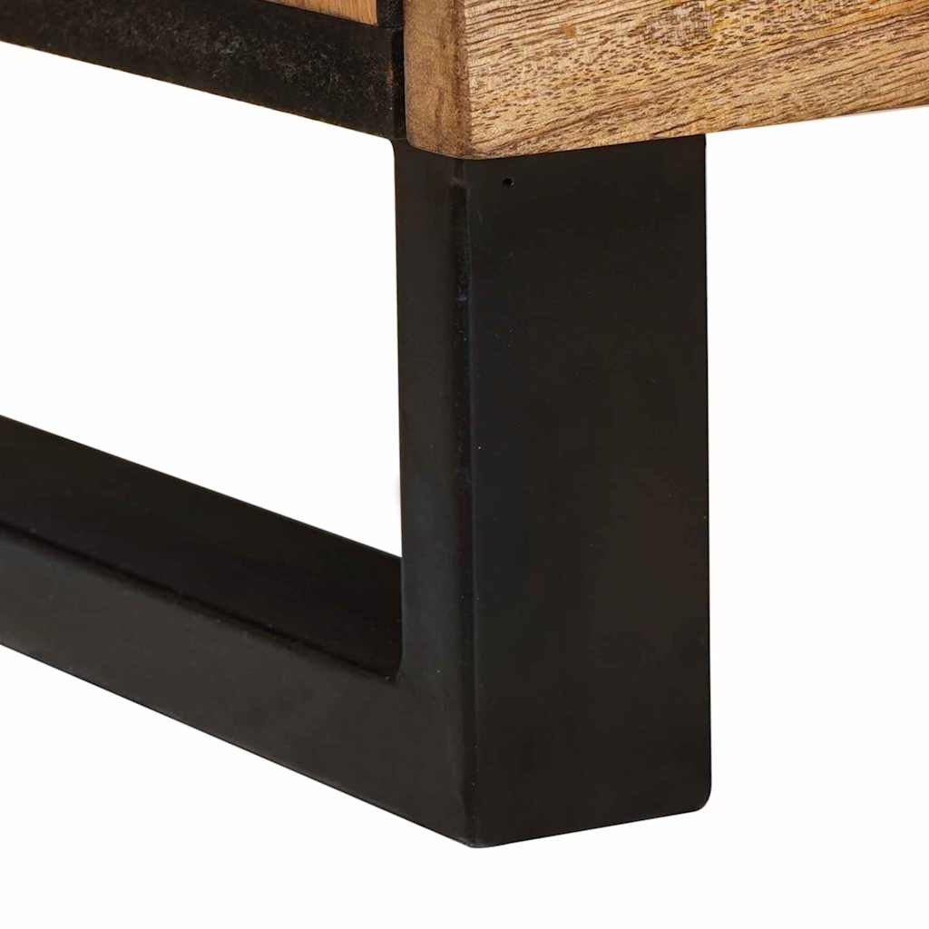 TV-skab med hylde Brun 105 x 33 x 46 cm Massivt mangotræ
