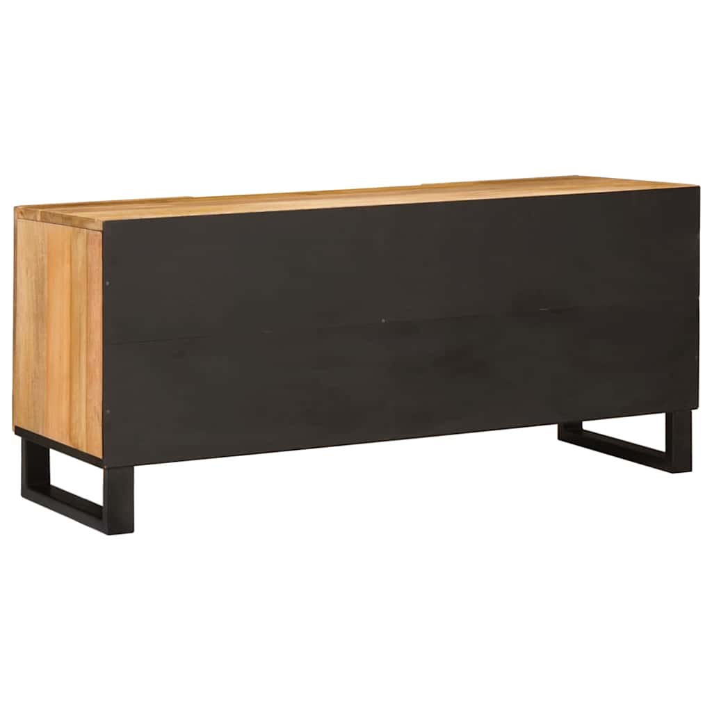 TV-skab med hylde Brun 105 x 33 x 46 cm Massivt mangotræ