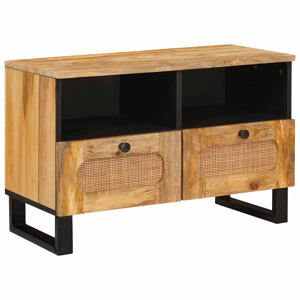 TV-skab med skuffe Brun 70 x 33 x 46 cm Massivt mangotræ