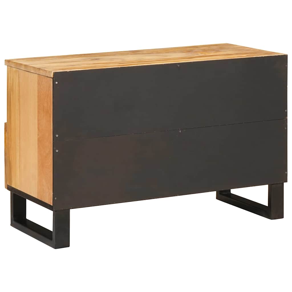 TV-skab med skuffe Brun 70 x 33 x 46 cm Massivt mangotræ