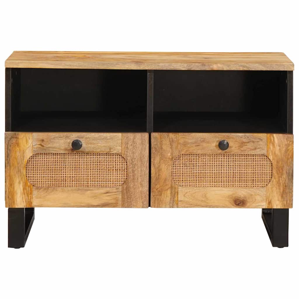 TV-skab med skuffe Brun 70 x 33 x 46 cm Massivt mangotræ