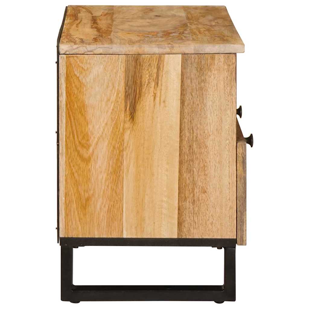 TV-skab med skuffe Brun 70 x 33 x 46 cm Massivt mangotræ