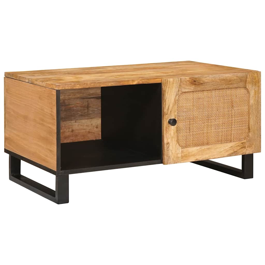Sofabord Naturfarvet 80 x 50 x 40 cm Massivt mangotræ