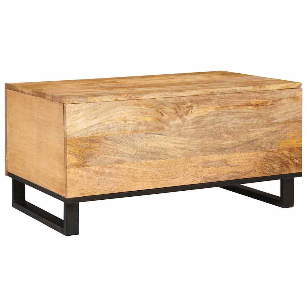 Sofabord Naturfarvet 80 x 50 x 40 cm Massivt mangotræ