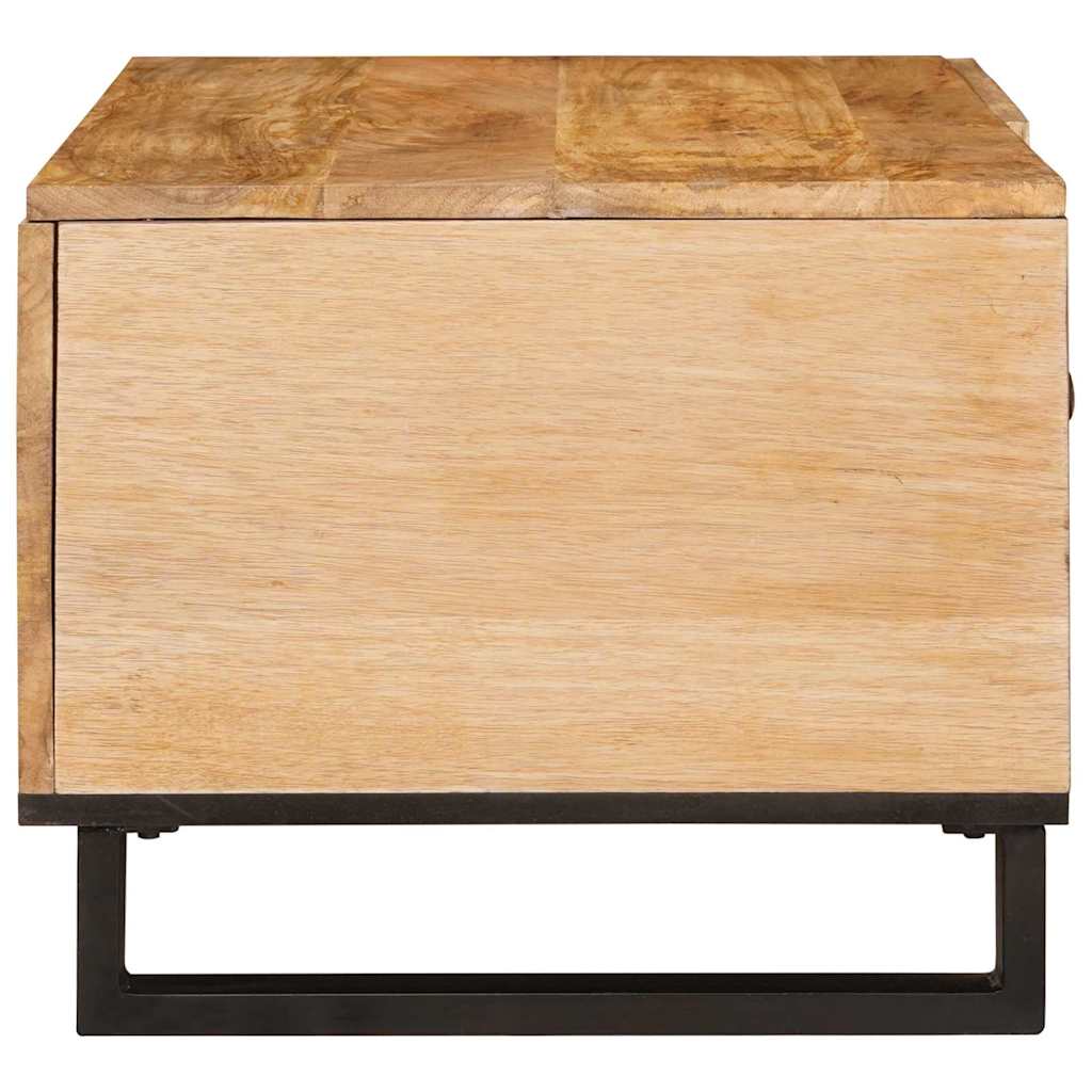 Sofabord Naturfarvet 80 x 50 x 40 cm Massivt mangotræ