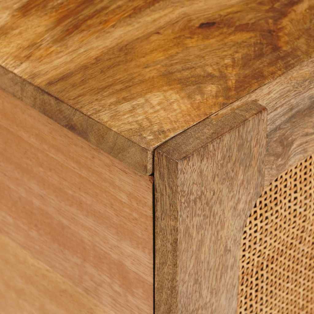 Sofabord Naturfarvet 80 x 50 x 40 cm Massivt mangotræ