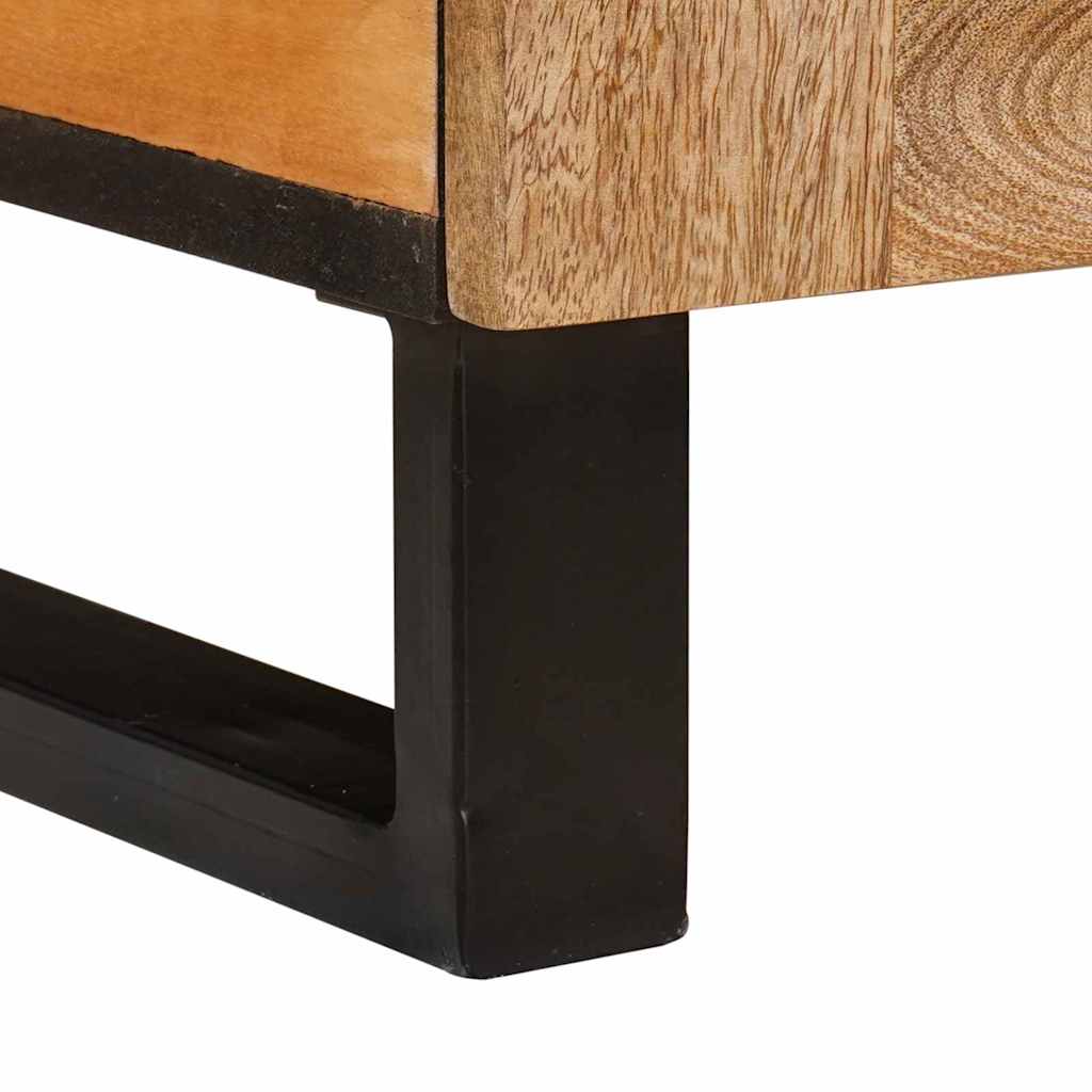 Sofabord Naturfarvet 80 x 50 x 40 cm Massivt mangotræ