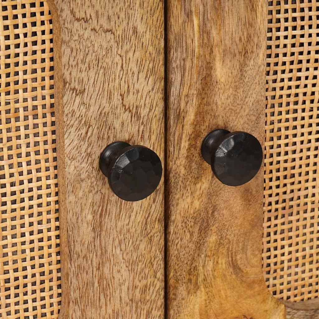 Sofabord Naturfarvet 80 x 50 x 40 cm Massivt mangotræ