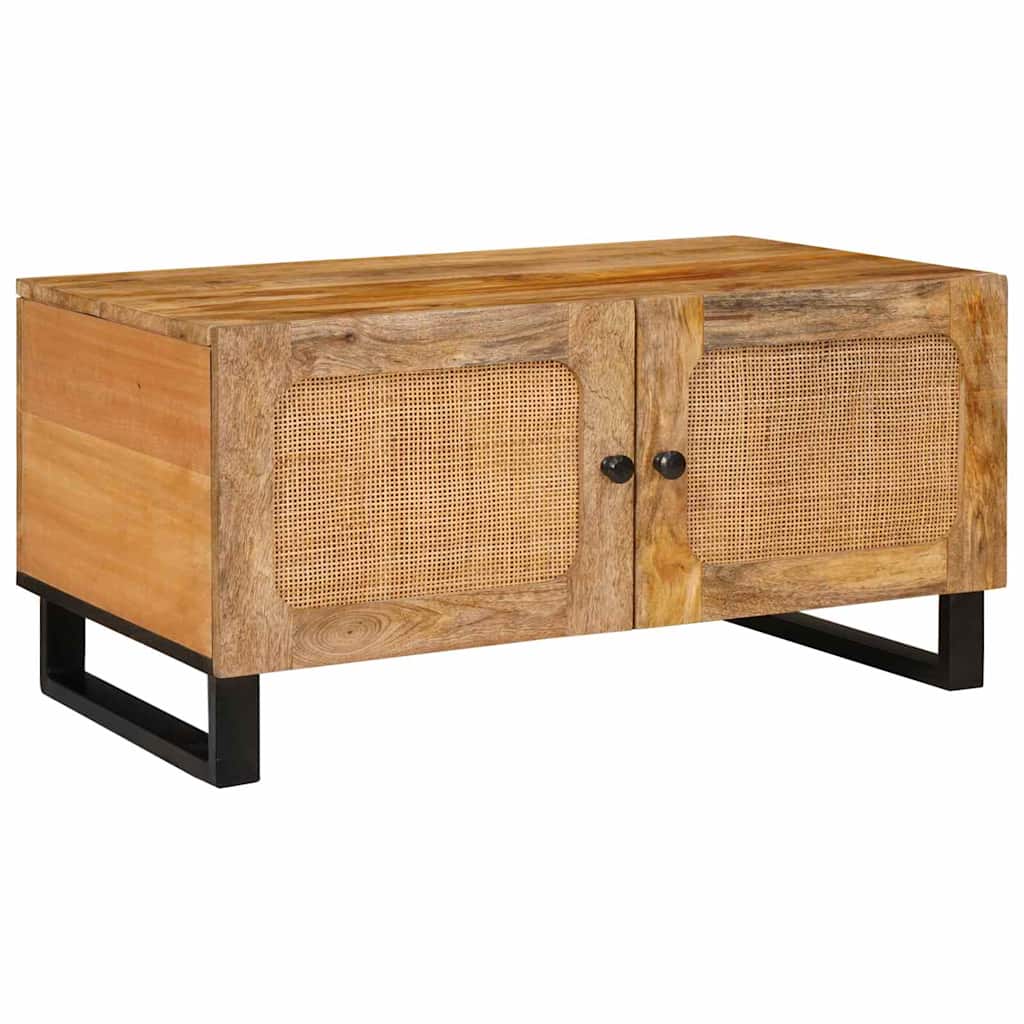Sofabord Naturfarvet 80 x 50 x 40 cm Massivt mangotræ