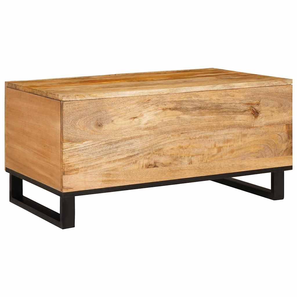 Sofabord Naturfarvet 80 x 50 x 40 cm Massivt mangotræ
