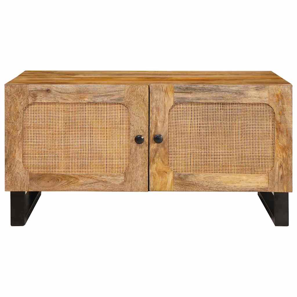 Sofabord Naturfarvet 80 x 50 x 40 cm Massivt mangotræ