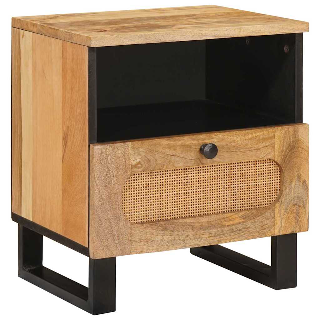 Natskab 2 stk. Naturfarvet 40 x 33 x 46 cm Massivt mangotræ