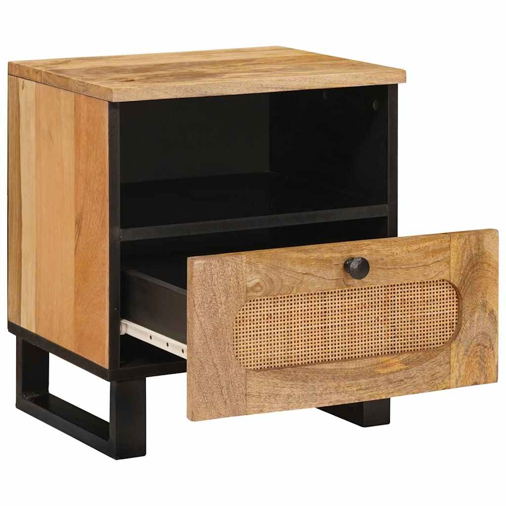 Natskab 2 stk. Naturfarvet 40 x 33 x 46 cm Massivt mangotræ
