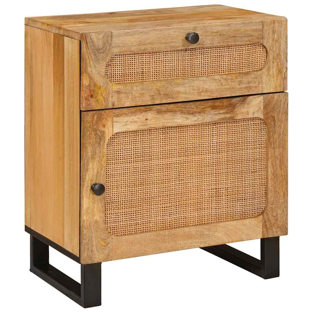 Natskab Naturfarvet 50 x 33 x 60 cm Massivt mangotræ