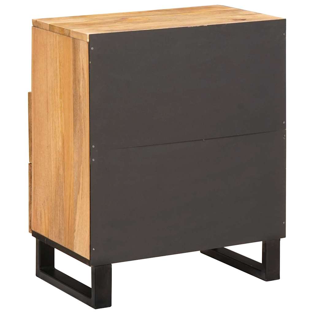 Natskab Naturfarvet 50 x 33 x 60 cm Massivt mangotræ