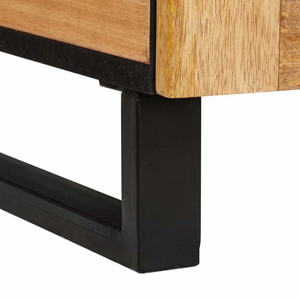 Sofabord Artisan Egetræ 80 x 54 x 40 cm Massivt mangotræ